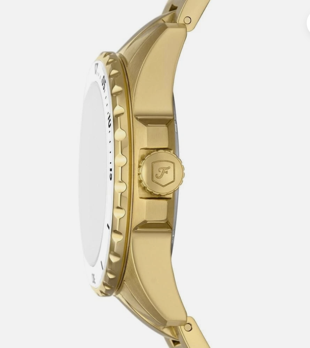 Fossil ES5350 Blue Gold Plated Bracelet Watch