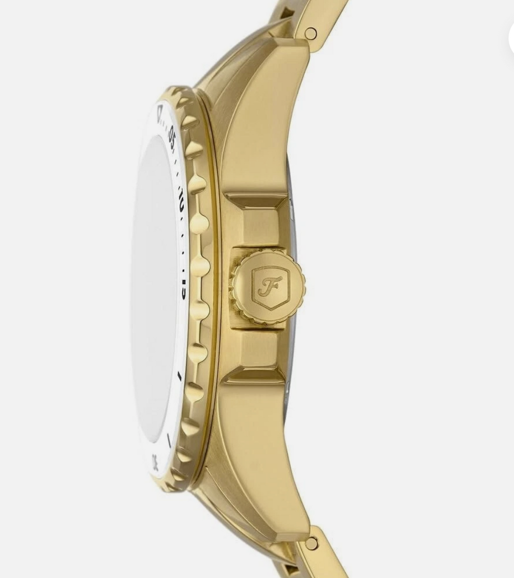 Fossil ES5350 Blue Gold Plated Bracelet Watch