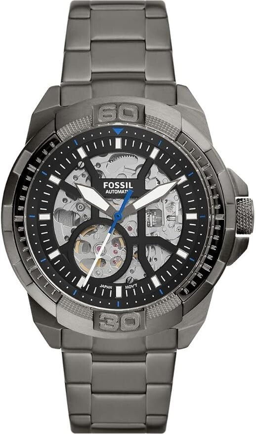 Reloj Fossil Bronson ME3218 auténtico, analógico automático, de acero inoxidable