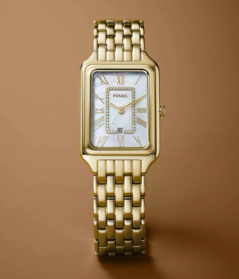 Reloj Fossil Raquel para mujer, esfera de nácar blanca, modelo ES5304