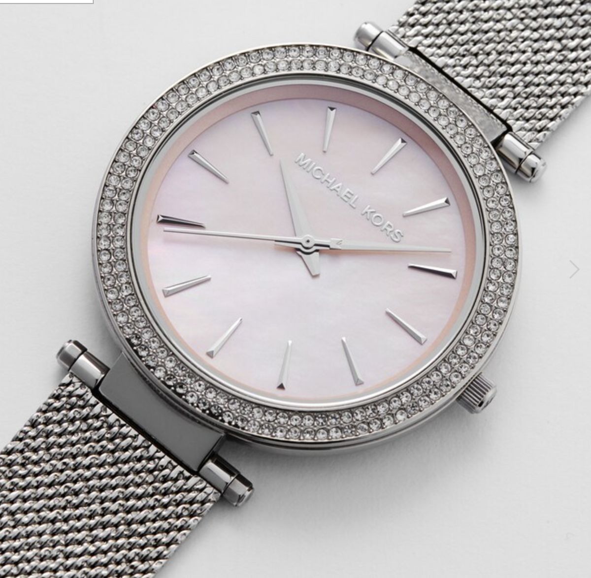 Michael Kors Pyper Pink Mesh Womens Watch MK4518