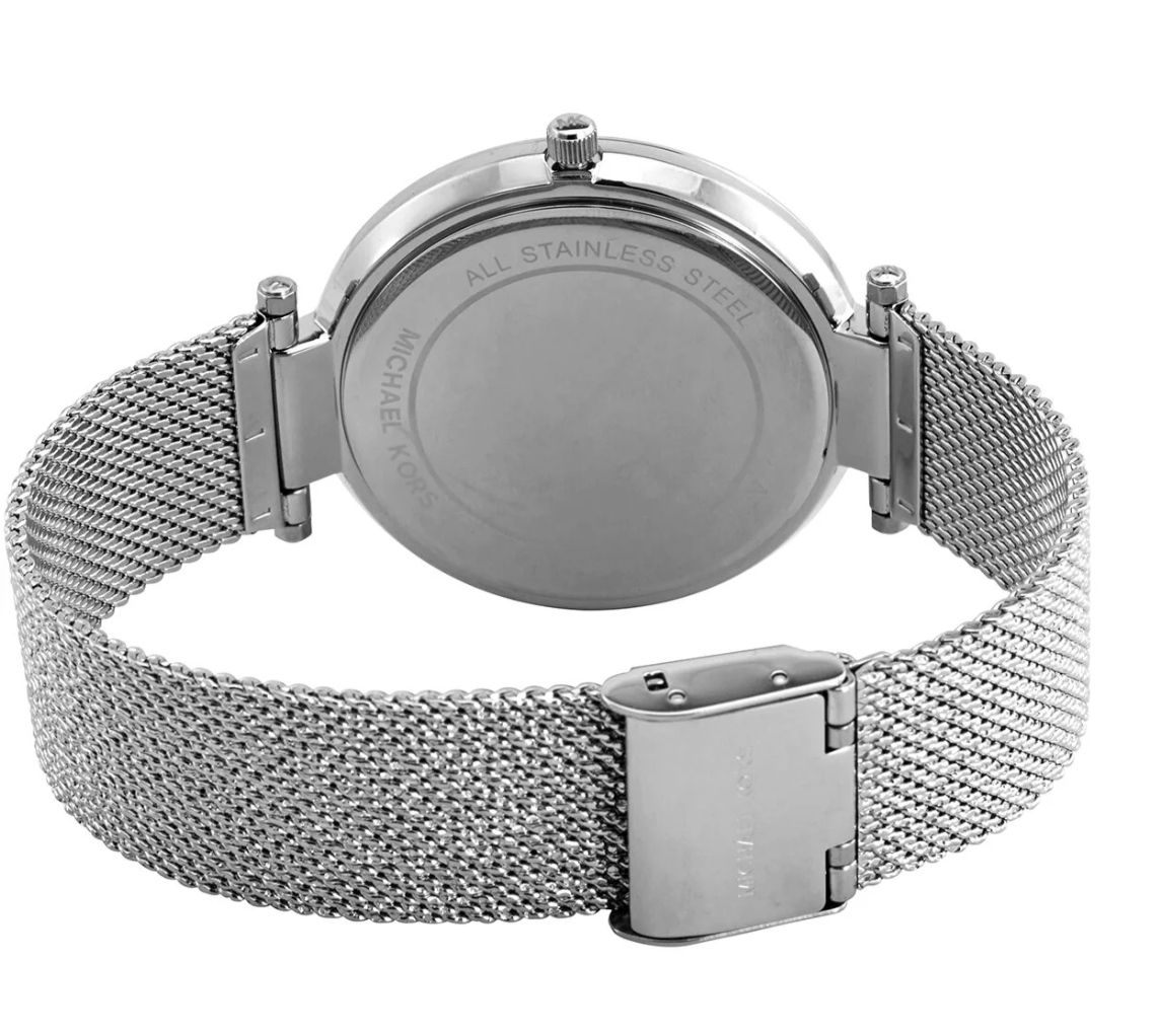 Michael Kors Pyper Pink Mesh Womens Watch MK4518