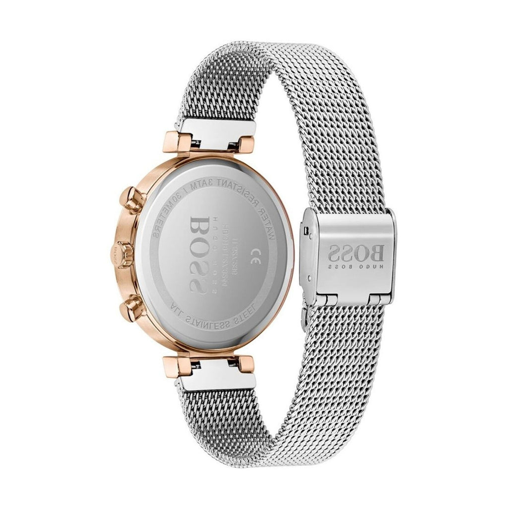 Reloj Hugo Boss Flawless para mujer, de malla, modelo 1502551