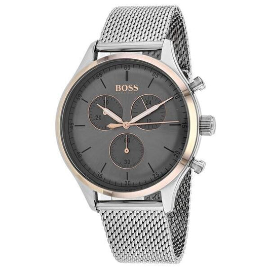 Hugo Boss Companion Chronograph Gents Mesh Watch 1513549