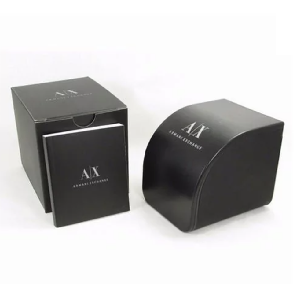 Armani Exchange Watch Gift Presentation Box Manual Certificate