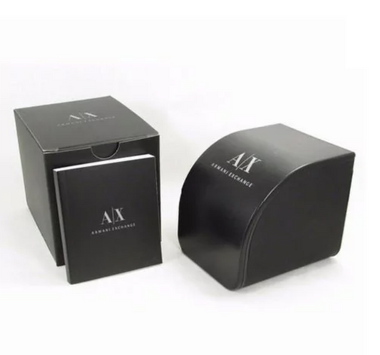 Armani Exchange Watch Gift Presentation Box Manual Certificate