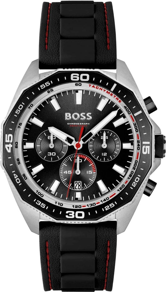 Reloj Hugo Boss Energy Chrono para hombre, esfera negra, 1513969