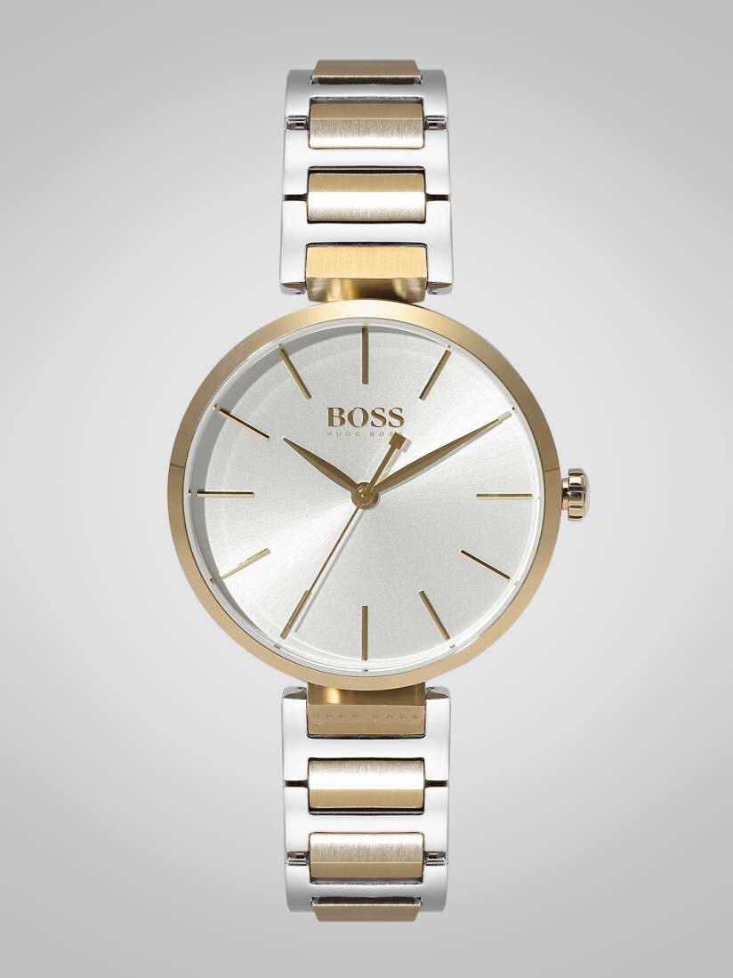 Hugo Boss Womens Allusion Gold & Silver Stainless Steel Watch 1502417