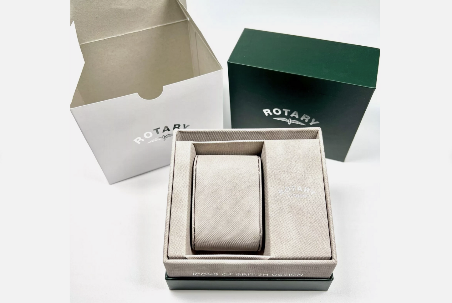 Rotary Presentation Watch/Jewellery Box