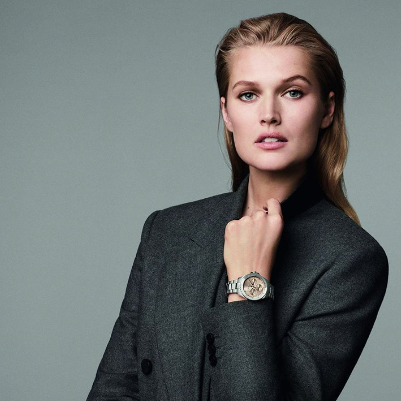 Hugo Boss Ladies Silver/Rose Gold Steel Bracelet Watch 1502446