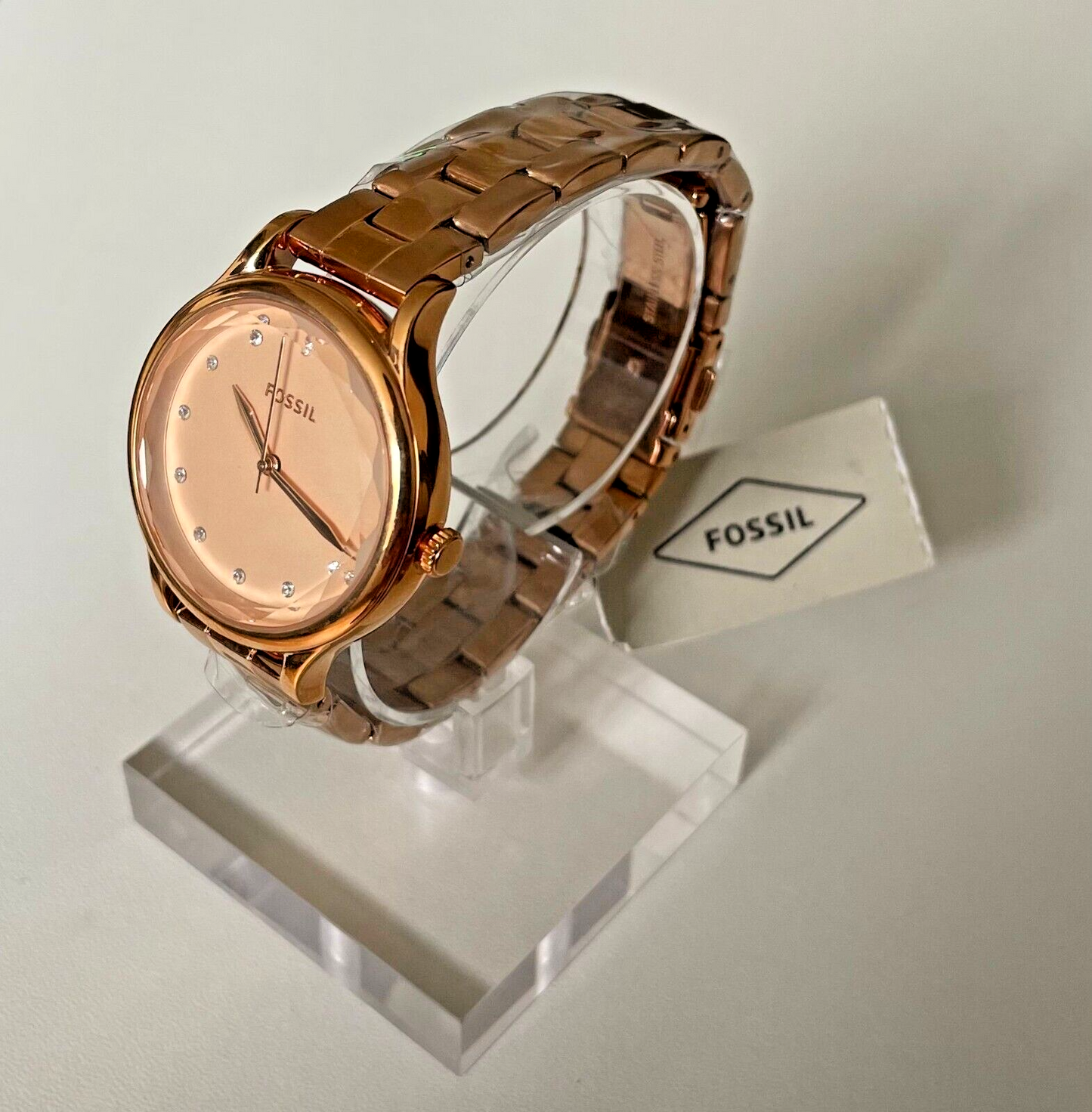 Fossil BQ3321 Laney Ladies Rose Gold Bracelet Watch