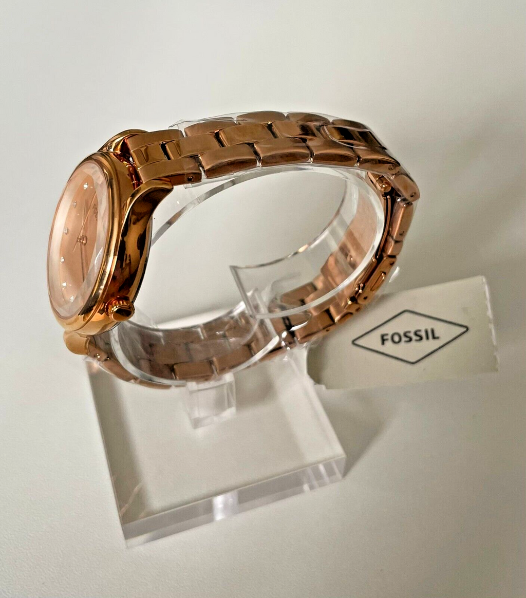 Fossil BQ3321 Laney Womens Rose Gold Bracelet Watch
