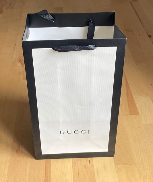 Gucci Tall Gift Bag Shopping Presentation