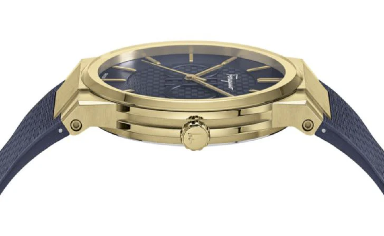Salvatore Ferragamo Mens Ferragamo Sapphire Watch SFHP00220