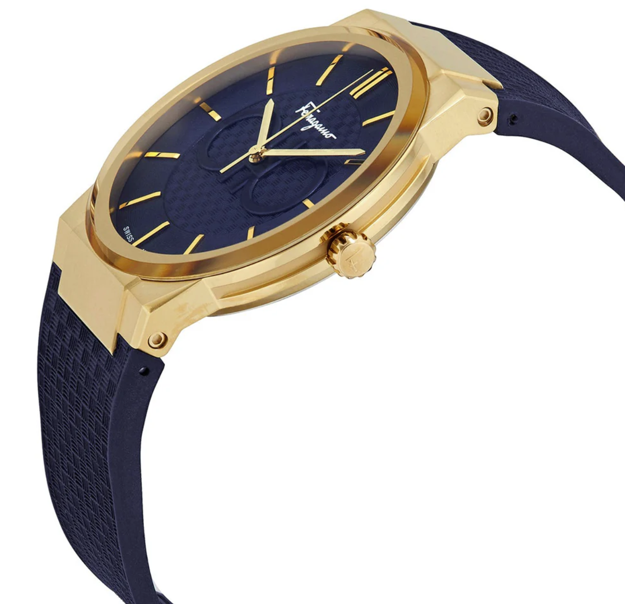 Salvatore Ferragamo Mens Ferragamo Sapphire Watch SFHP00220
