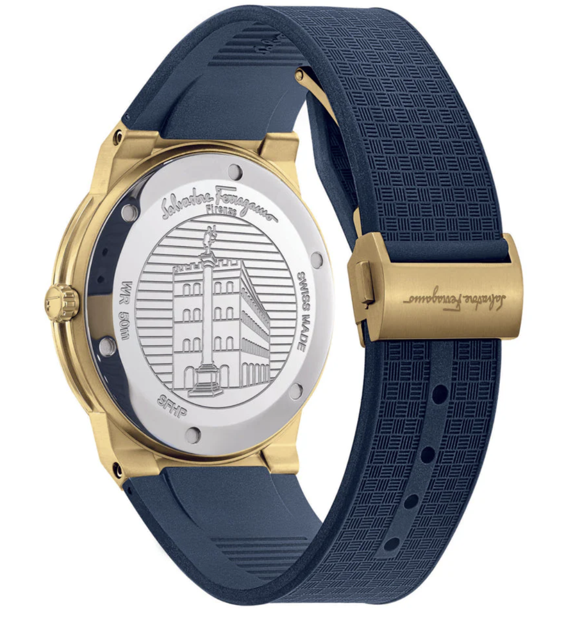 Salvatore Ferragamo Mens Ferragamo Sapphire Watch SFHP00220