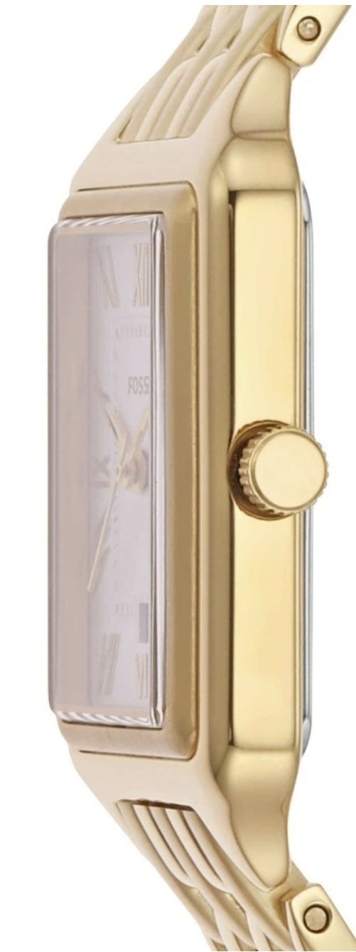 Fossil Raquel Three-Hand Gold Plated Watch ES5220
