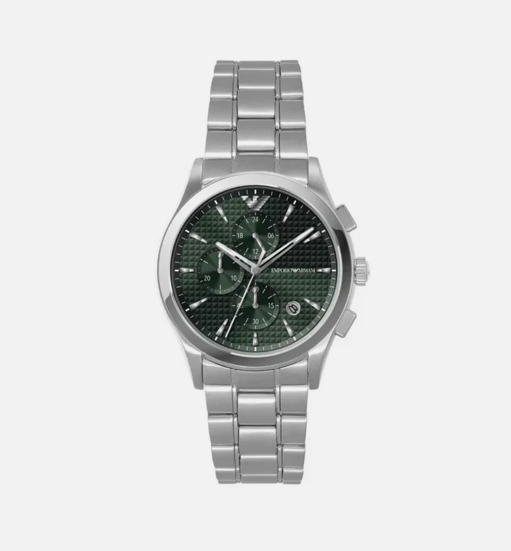Reloj de cuarzo Emporio Armani Paolo Green para hombre, nuevo y auténtico, modelo AR11529