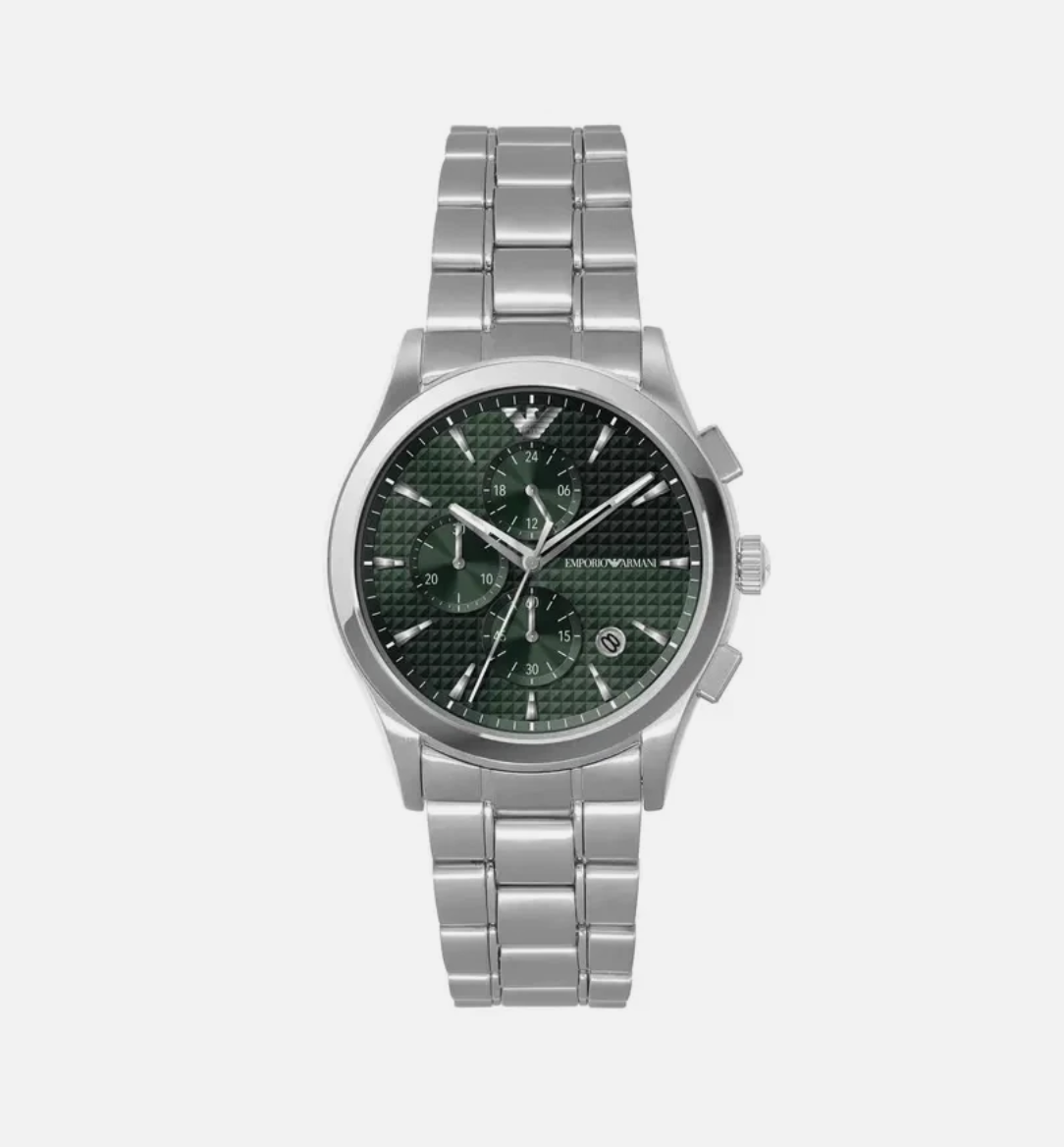 Brand New Authentic Emporio Armani Paolo Green Men’s Quartz Watch AR11529