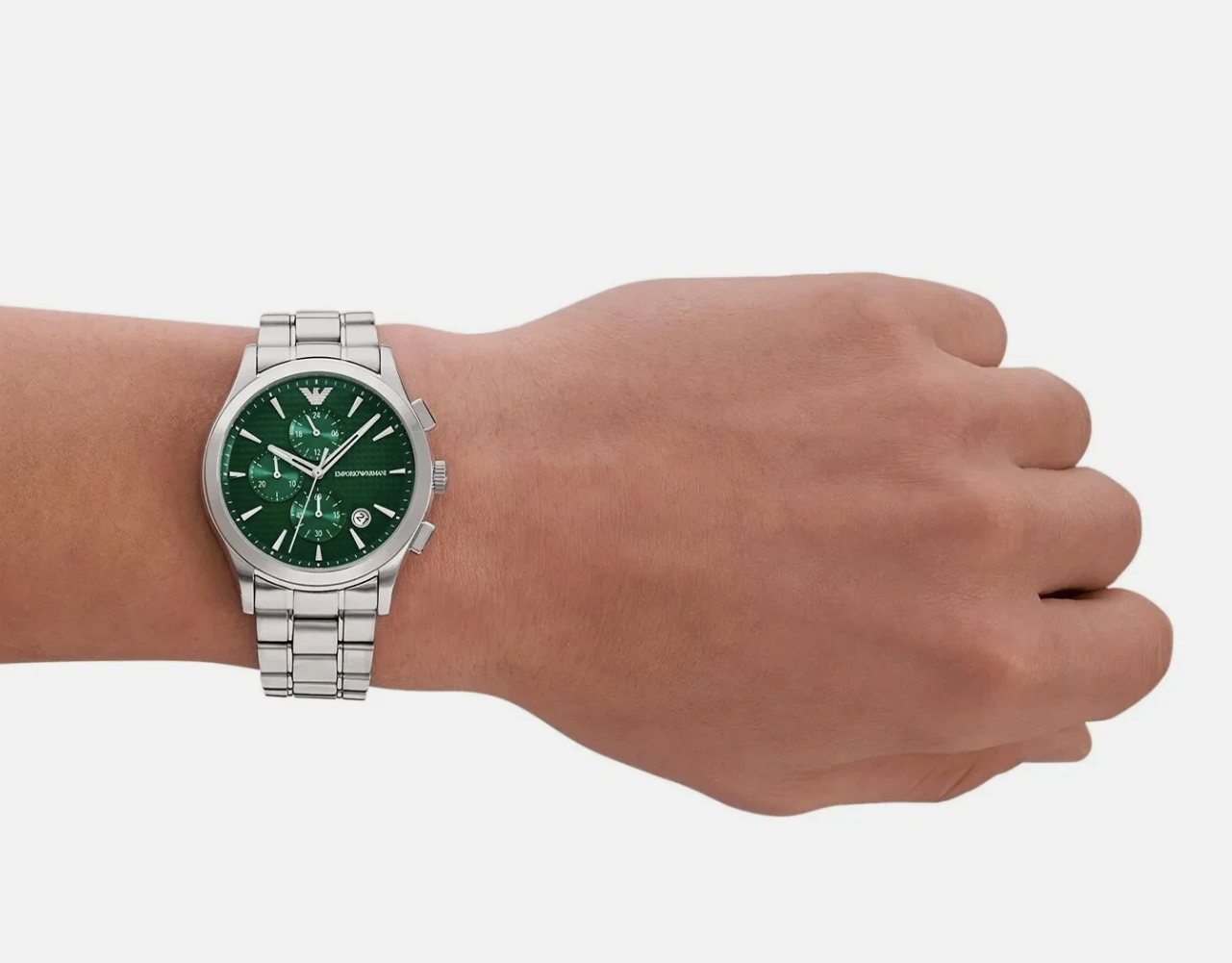 Brand New Authentic Emporio Armani Paolo Green Men’s Quartz Watch AR11529