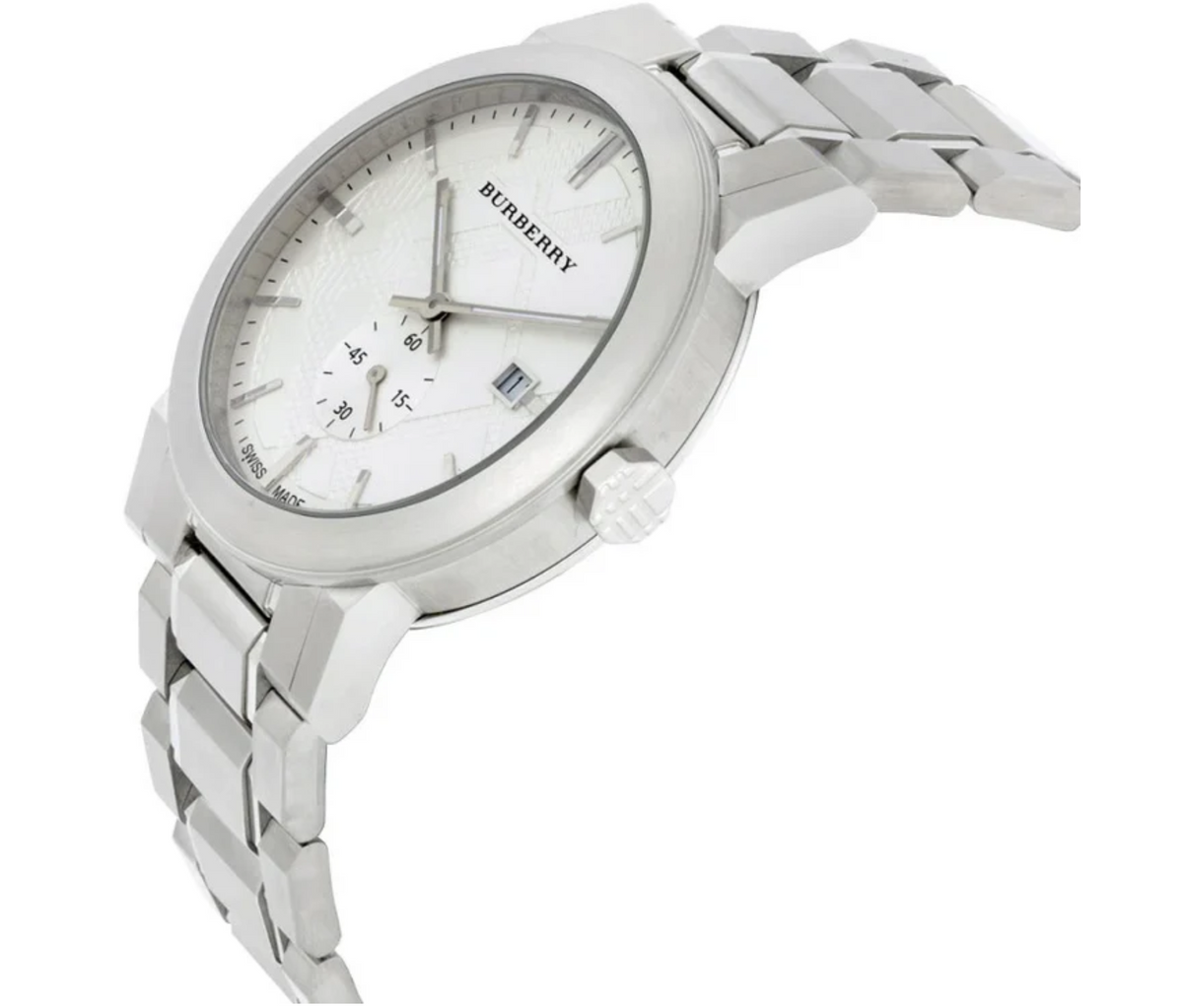 Burberry BU9900 The City 42mm Silver Mens Watch