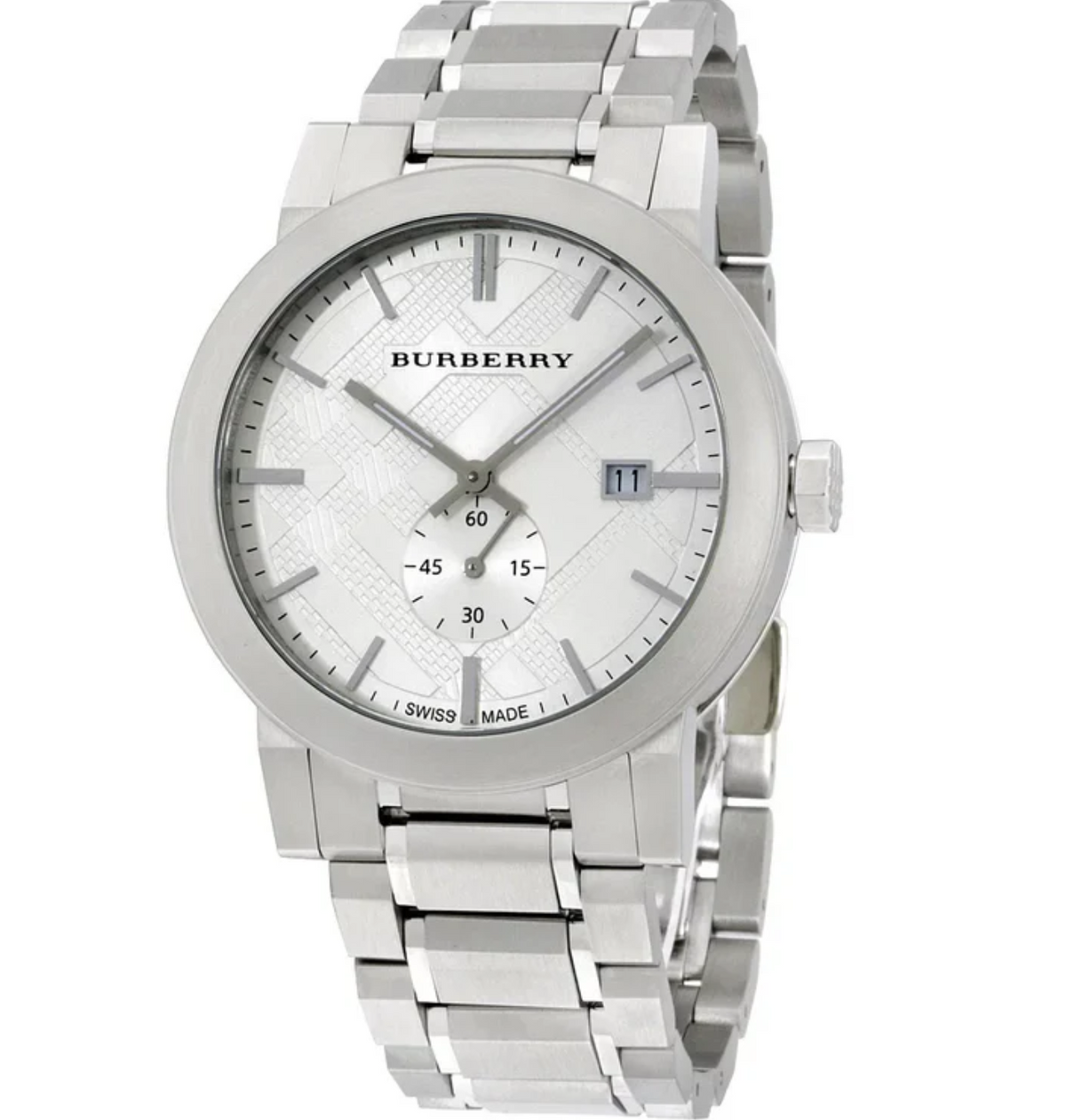 Burberry BU9900 The City 42mm Silver Mens Watch
