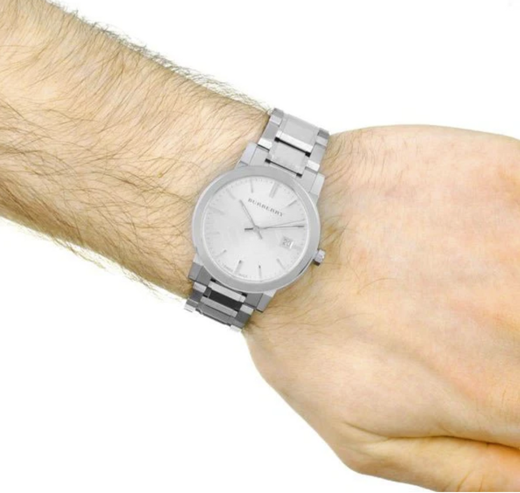 Burberry BU9900 The City 42mm Silver Mens Watch