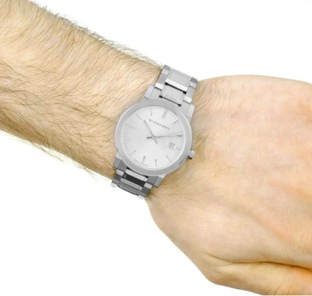 Burberry BU9900 The City 42mm Silver Mens Watch