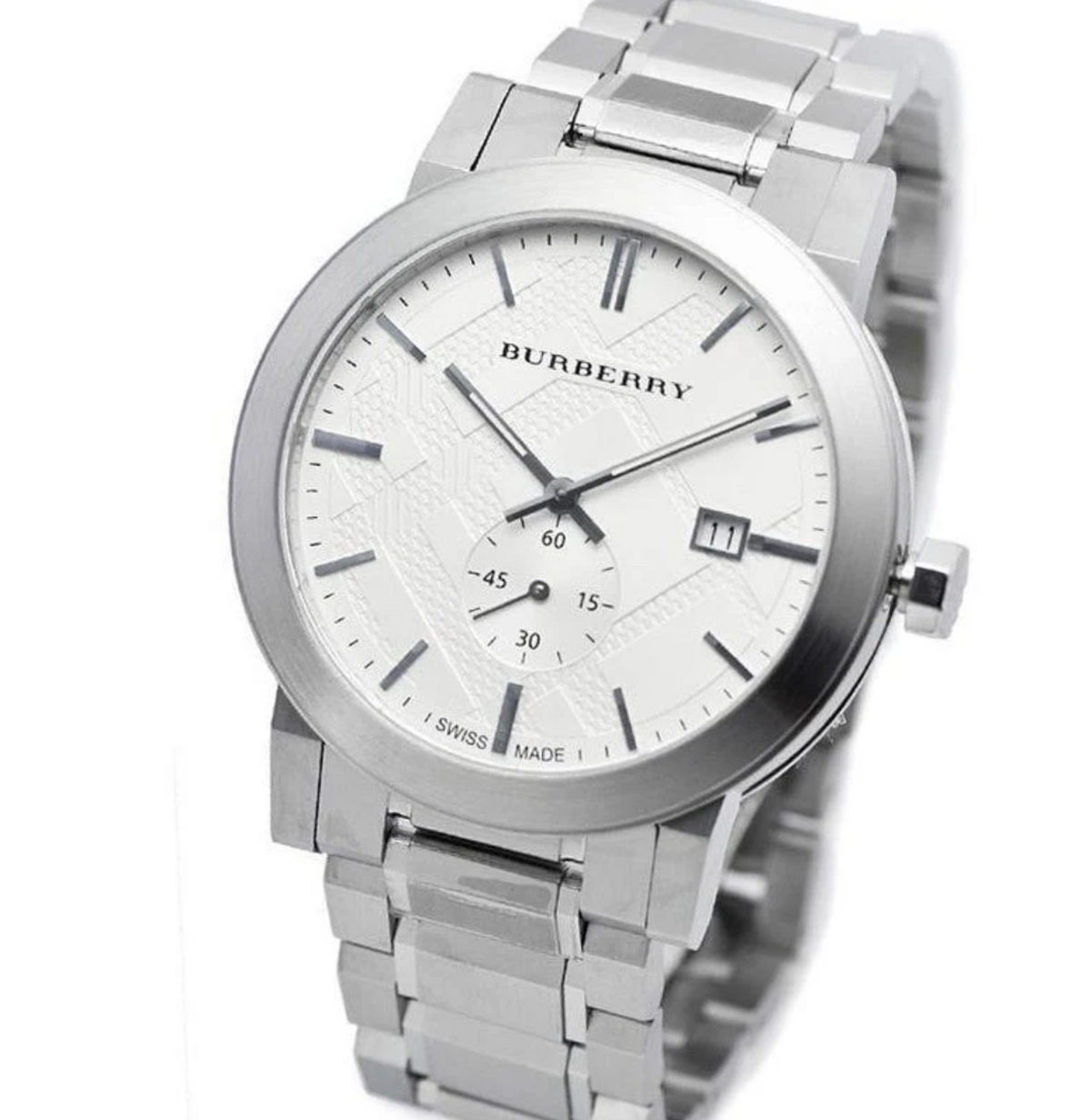 Burberry BU9900 The City 42mm Silver Mens Watch