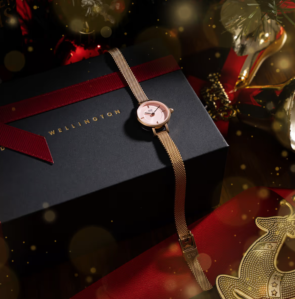 Reloj de señora Daniel Wellington DW00100743 Petite Mini Melrose Oro Rosa 19 mm