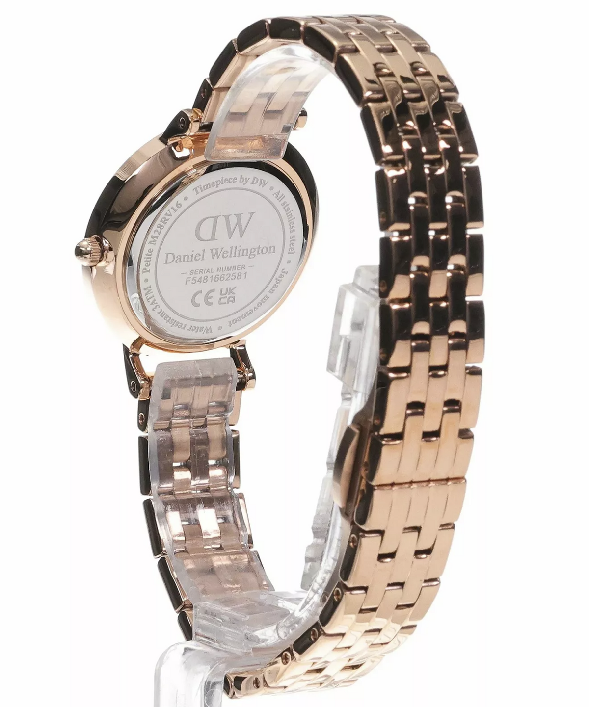 Reloj de señora Daniel Wellington DW00100617 Petite Lumine de nácar rosa