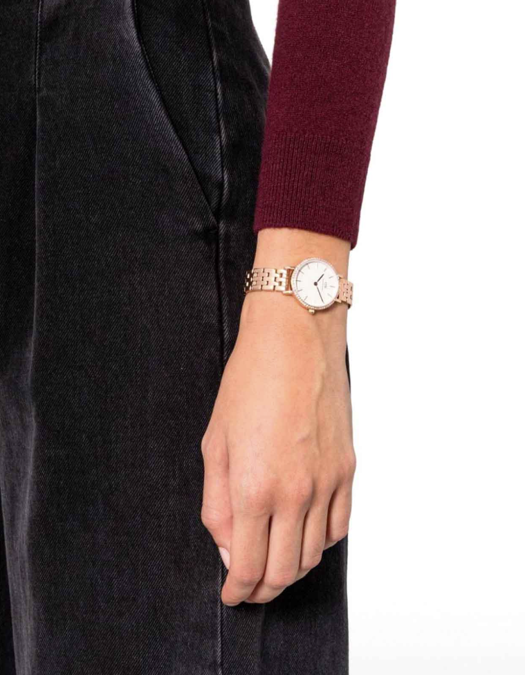 Reloj Daniel Wellington DW00100666 Melrose Petite Lumine con bisel