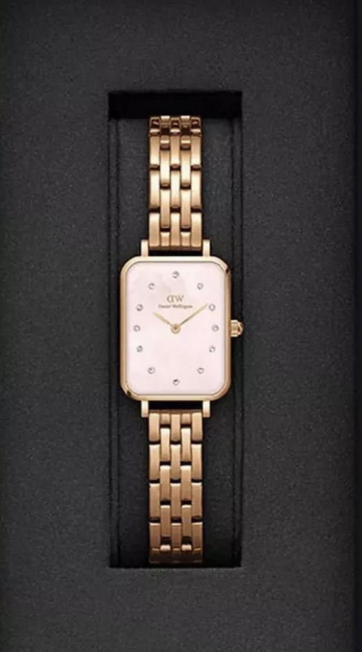 Reloj de señora Daniel Wellington DW00100621 Pink Melrose Mother Of Pearl Quadro