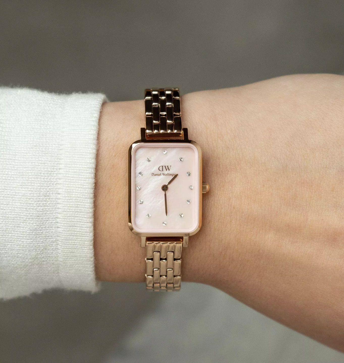 Reloj de señora Daniel Wellington DW00100621 Pink Melrose Mother Of Pearl Quadro