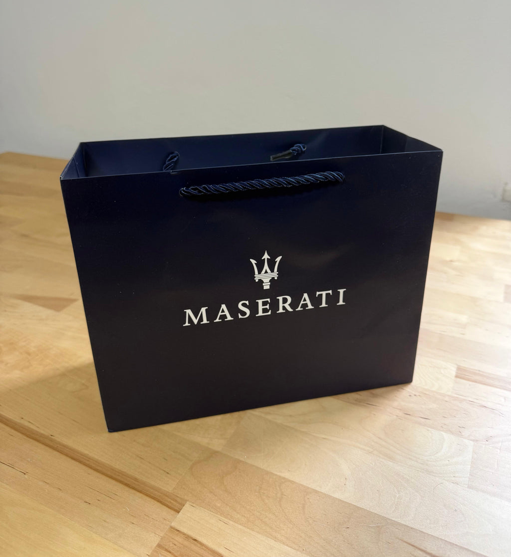 Bolsa de regalo de presentación de Maserati