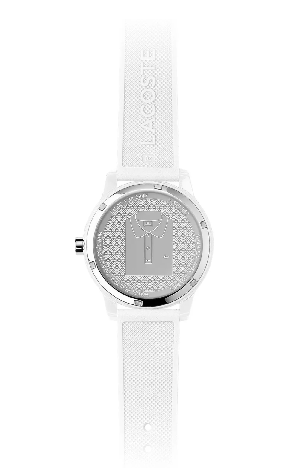 Lacoste 2010984 Mens Analogue Classic Quartz Watch with Silicone Strap