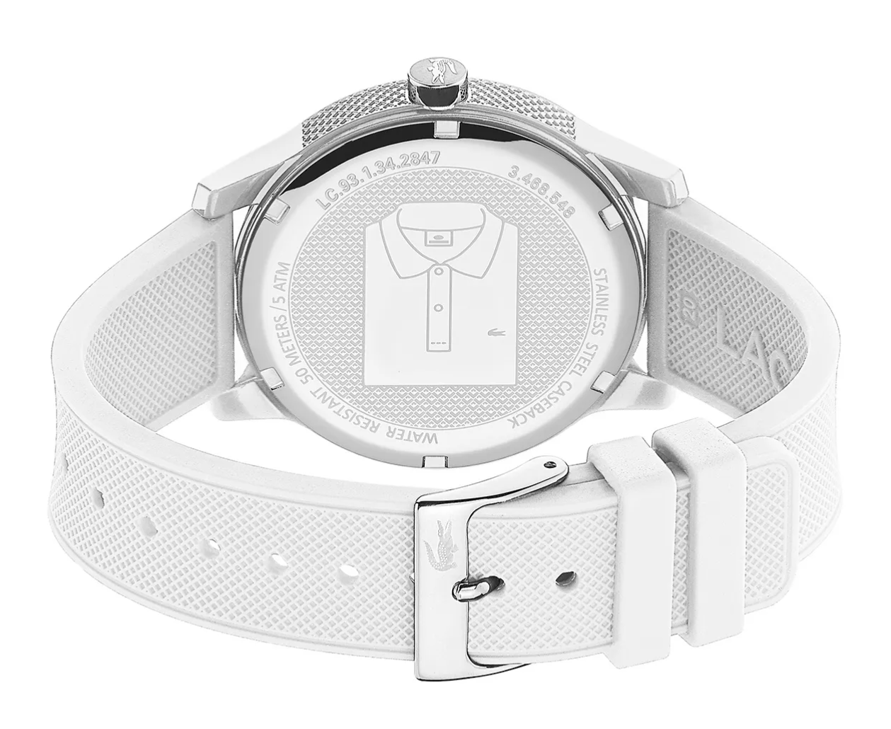 Lacoste 2010984 Mens Analogue Classic Quartz Watch with Silicone Strap