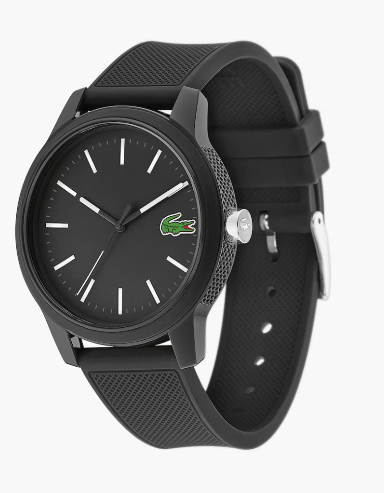 Lacoste Mens 2010986 12.12 Watch All Black