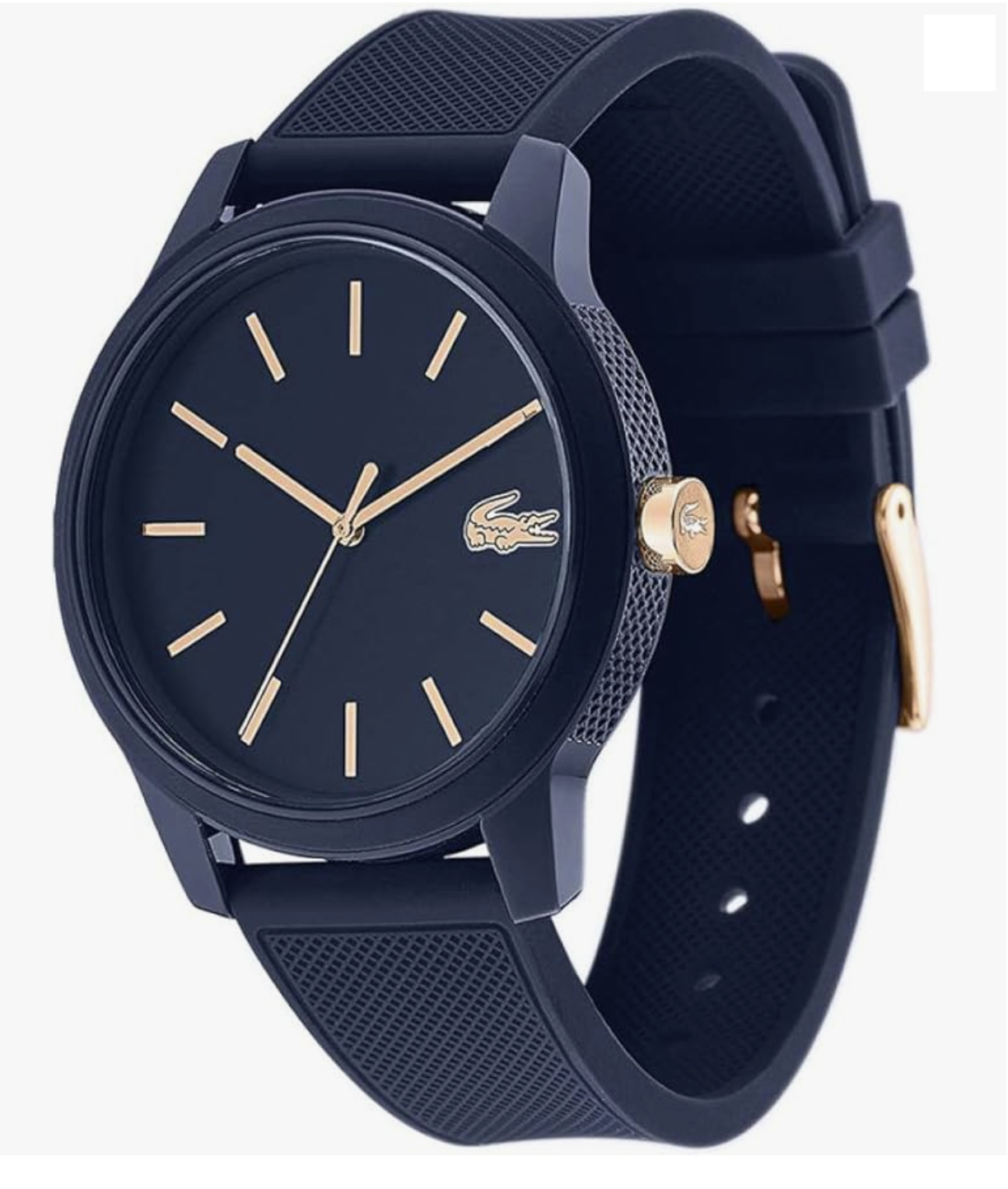 Lacoste Mens 2011011 Navy Blue Silicone Watch