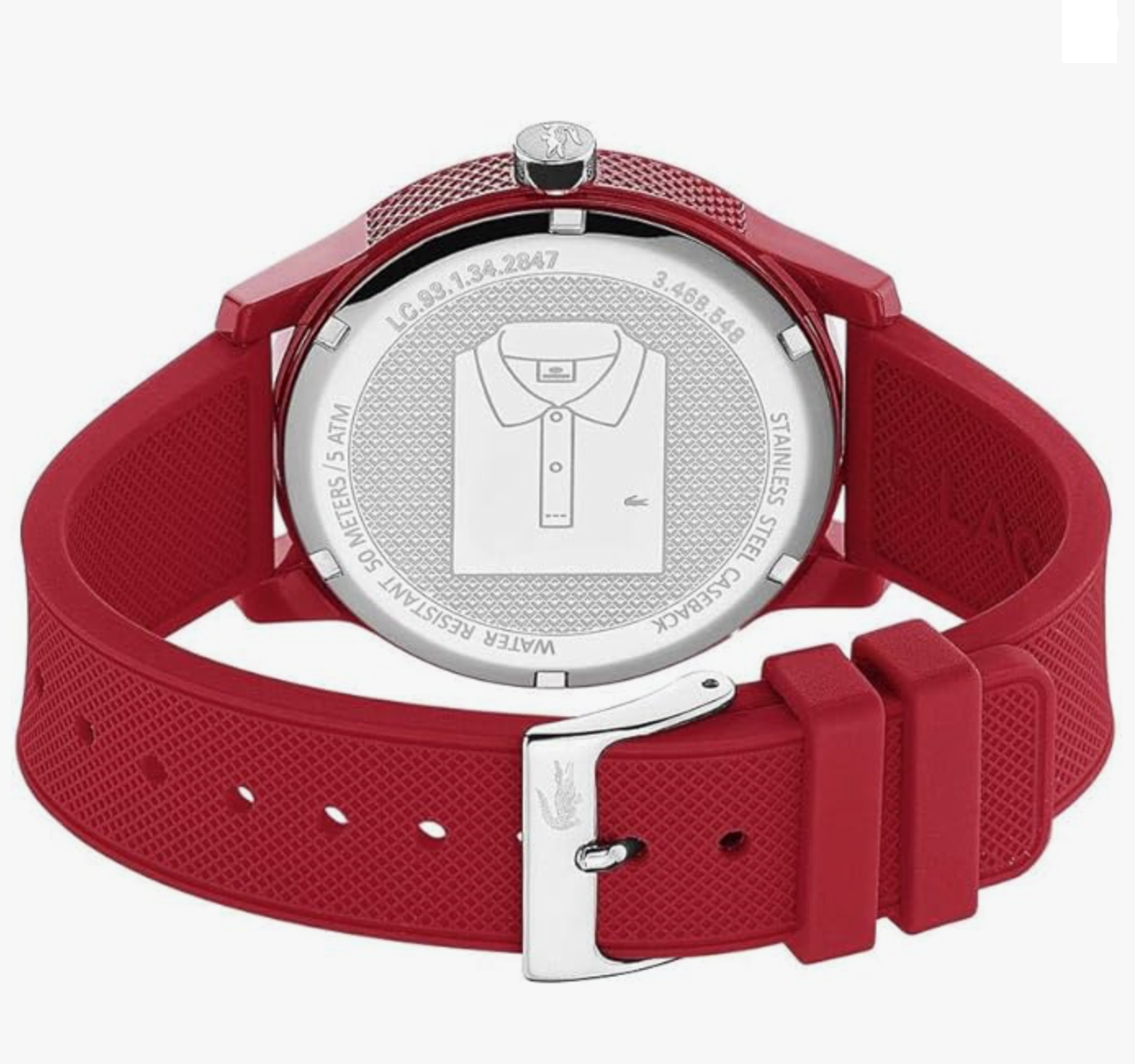 Lacoste 2010988 12.12 Mens Red Watch