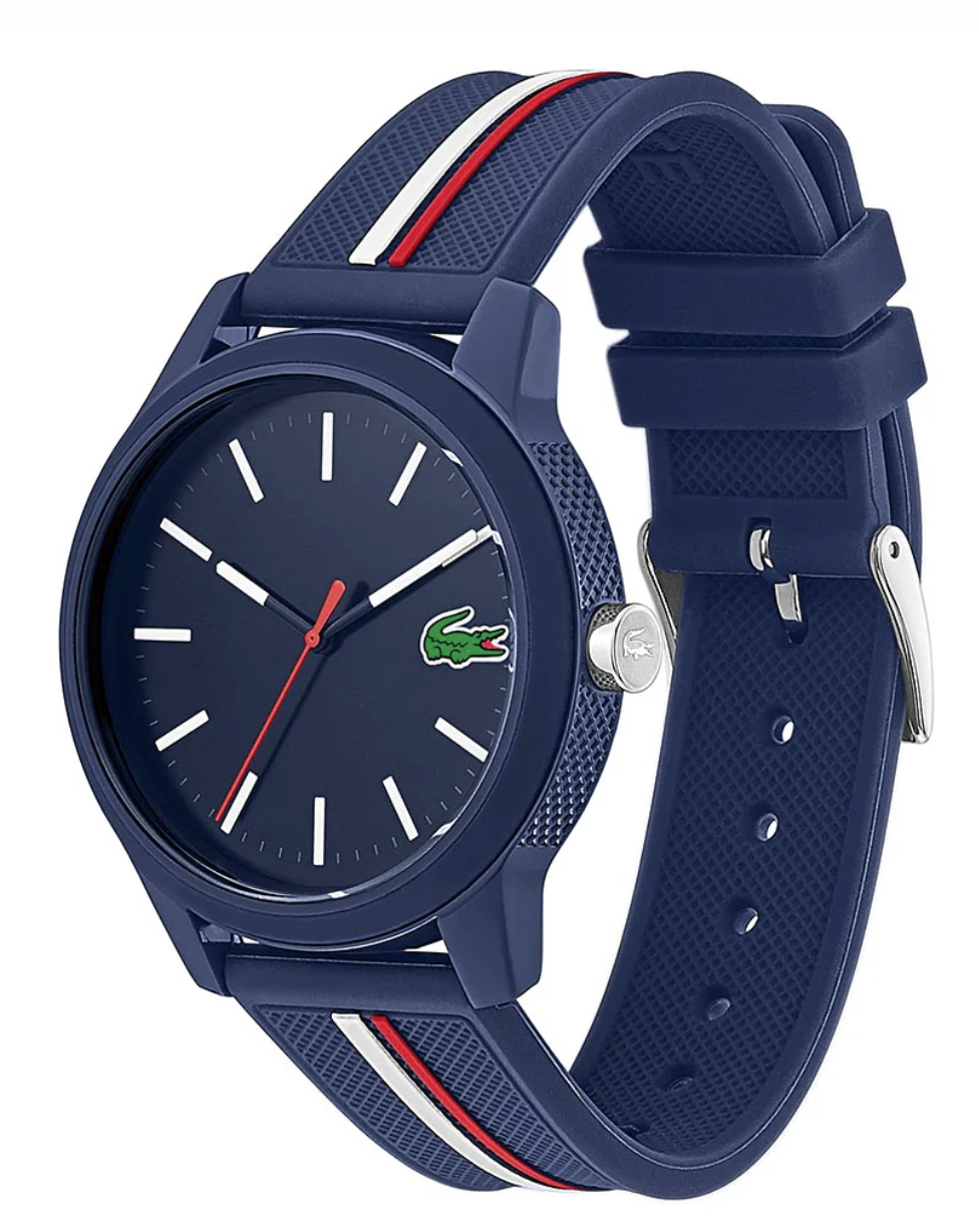 Lacoste 2011070 12.12 Navy Blue Silicone Mens Watch