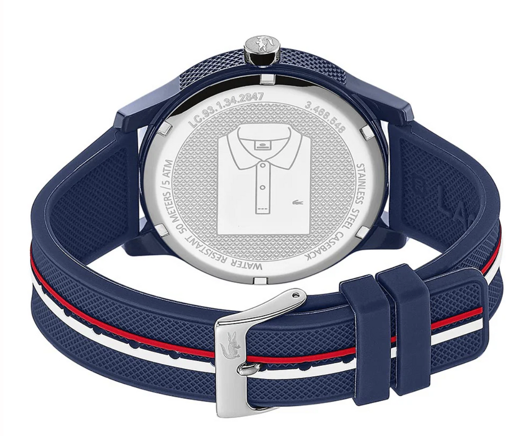 Lacoste 2011070 12.12 Navy Blue Silicone Mens Watch