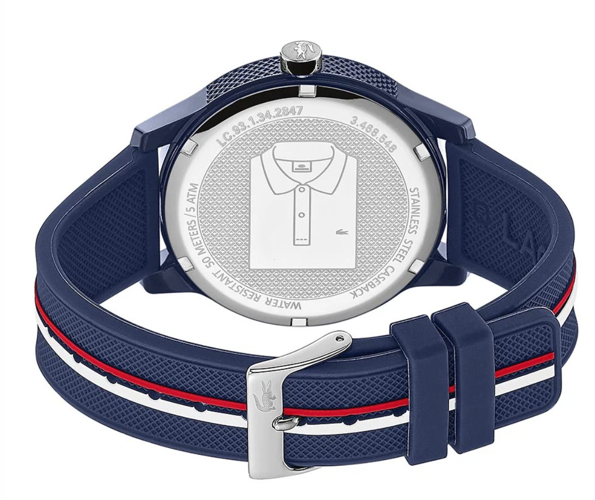 Lacoste 2011070 12.12 Navy Blue Silicone Mens Watch