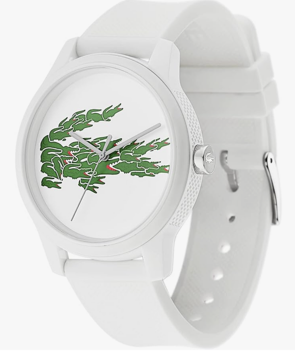 Lacoste Mens 12.12 2011039 All White Quartz Watch