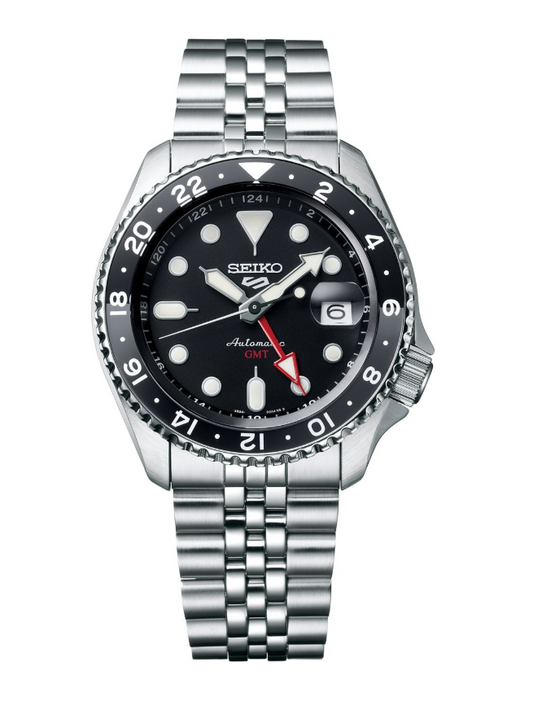 Seiko 5 SSK001K1 Sports Black Grape GMT Automatic Watch