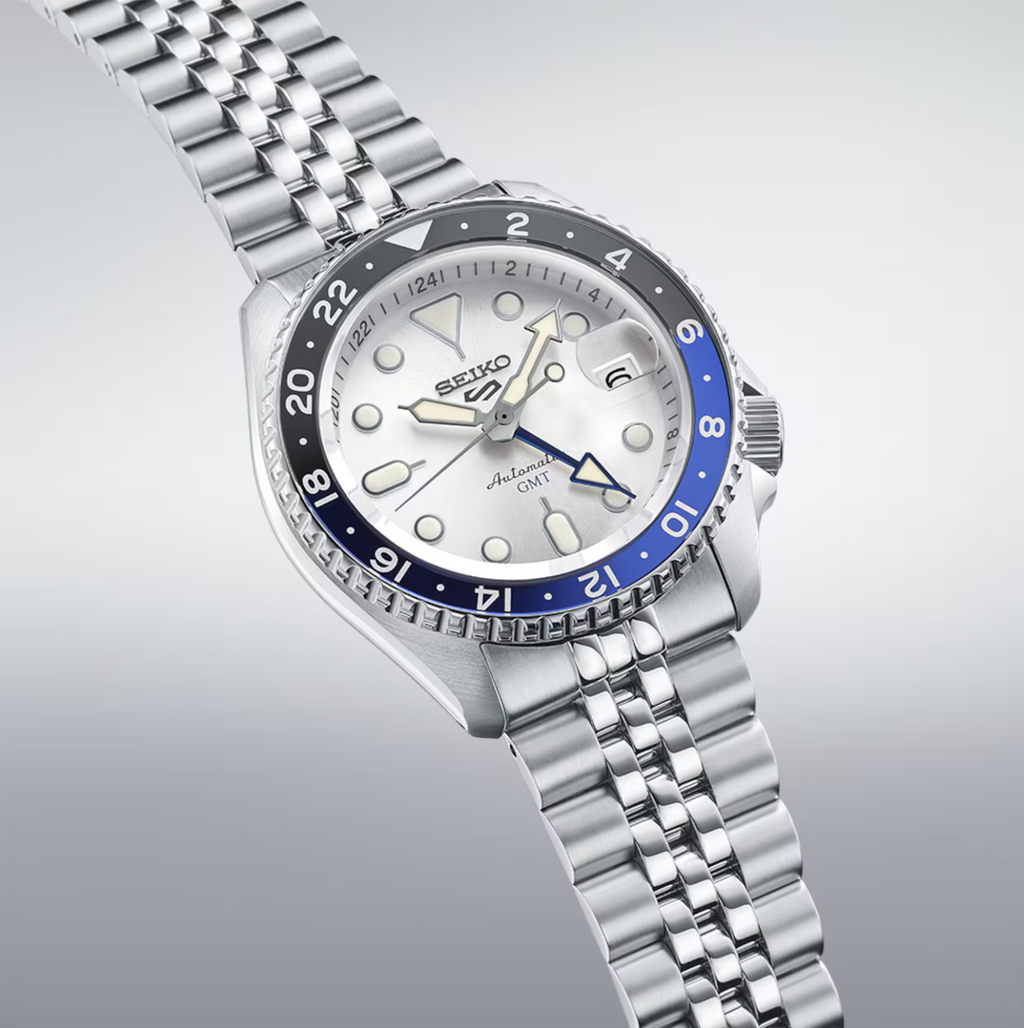 Seiko 5 Sports GMT Made in Japan Bracelet Mens Watch SSK033K1