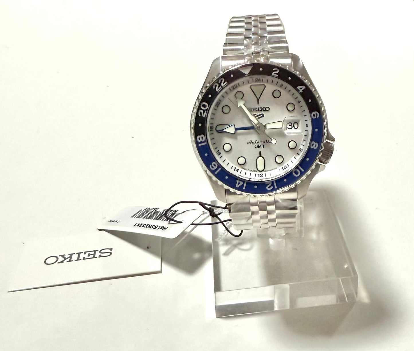 Seiko 5 Sports SSK033K1 SKX GMT Made In Japan Mens Bracelet Watch