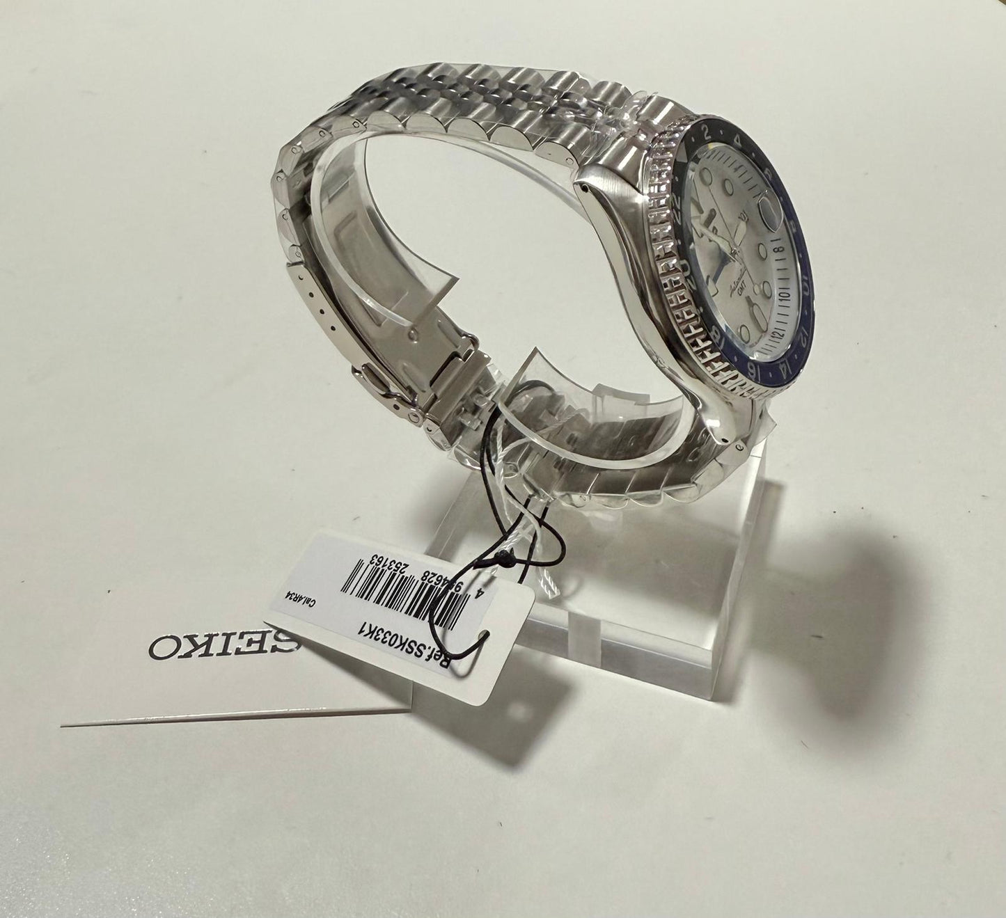 Seiko 5 Sports SSK033K1 SKX GMT Made In Japan Mens Bracelet Watch