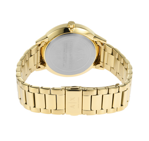 Armani Exchange AX2747 Cayde Mens Gold Bracelet Chronograph Watch