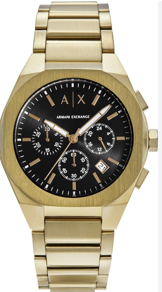 Armani Exchange AX4180 Sync Chronograph Gold-Tone Mens Watch